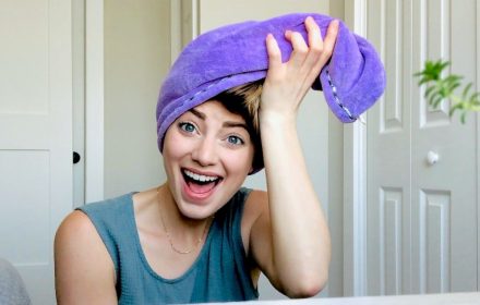 microfiber hair towel